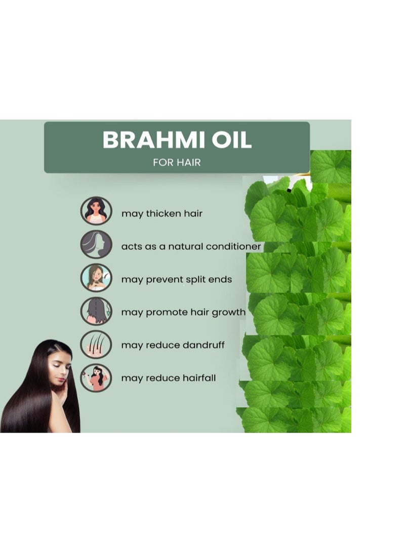 Ramtirth Brahmi Hair Oil 300ml – Herbal Oil for Hair & Scalp Care - Image 3
